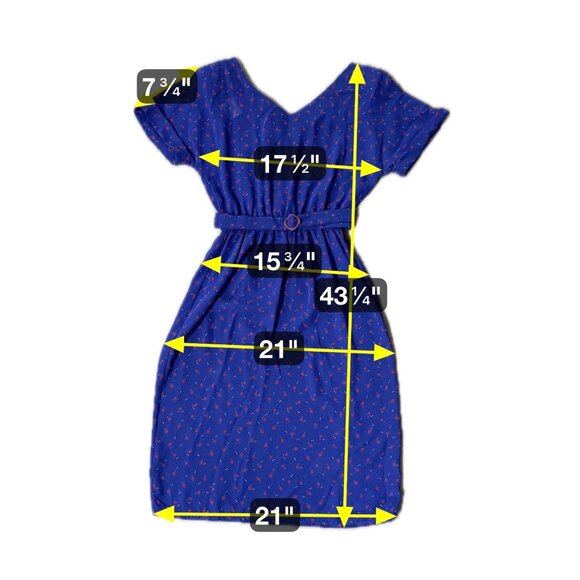 Vintage Purple Dress 90s Sheer Shoulder Pad Belt Size 11/12 KR Of NY USA Floral - Picture 8 of 8